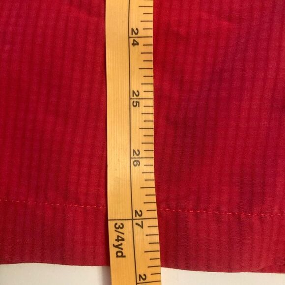 Cubavera Red Textured Men’s Shirt - Picture 9 of 10